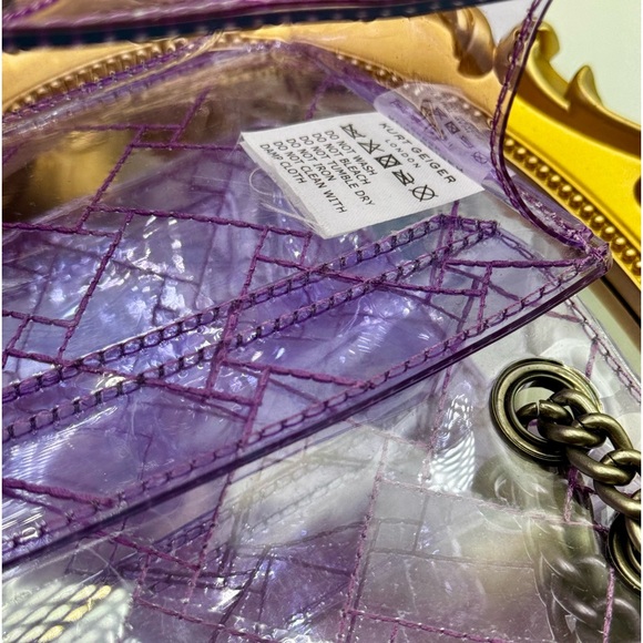 🆕 KURT GEIGER LONDON 🧿 NWOT Mini Kensington Crossbody Bag, Light Purp - Picture 13 of 16